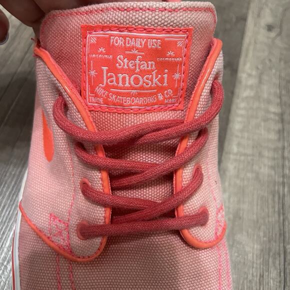 Nike SB Zoom Air Stefan Janoski Skateboarding Shoes – Atomic Red – Size 6 - Picture 9 of 10
